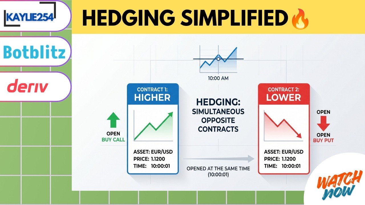 The Easiest Way to Hedge on Deriv! Simultaneous Higher/Lower Strategy, Over Under  📉📈 etc