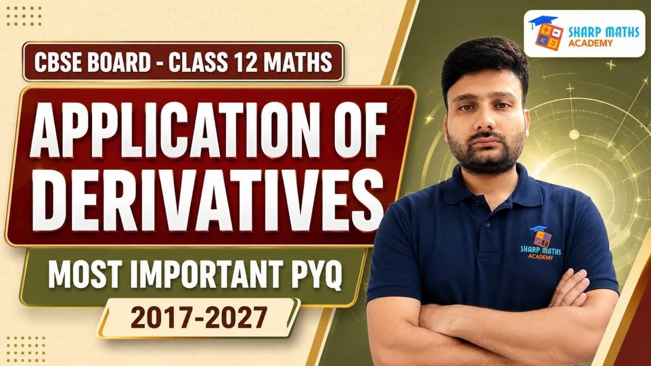 🔥 Class 12 Maths Application of Derivatives Most Important PYQ  Questions 2027 | CBSE 2027#cbse2026