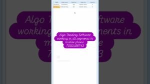 Algo Trading Software working in all segments in mobile phone and Desktop 7092188743