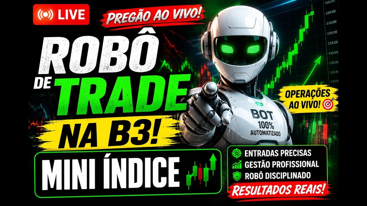 AO VIVO robo trader automatizado (teste scalp)