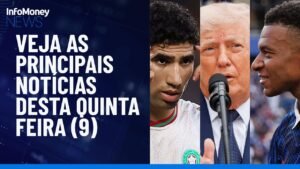 AO VIVO: Trump e Irã em guerra, Mbappé enfrenta Hakimi e Europa tem calor recorde | InfoMoney News