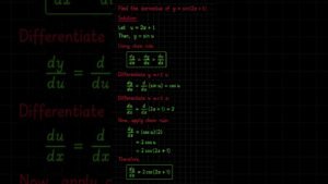 Chain Rule #calculus #cambridge #igcse #educationalhouse #derivatives #math #alevel #learnmath