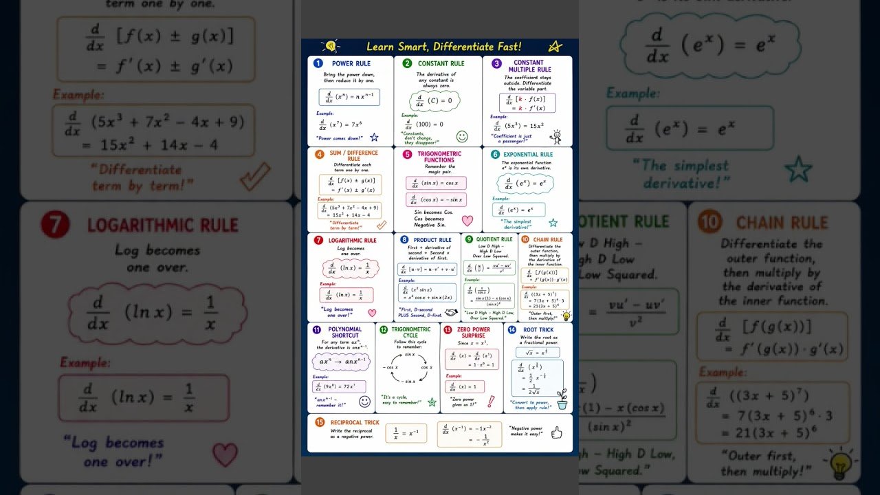 Class 12 |Differentiation | #maths #derivatives #calculus #shorts #shortvideo #shortsfeed #viral