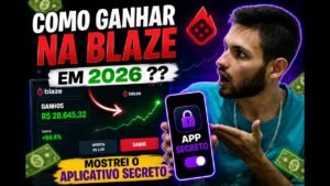 COMO GANHAR NA BLAZE EM 2026 ??  MOSTREI COMO GANHAR E COMO USAR O MELHOR APLICATIVO DE 2026!APRENDA