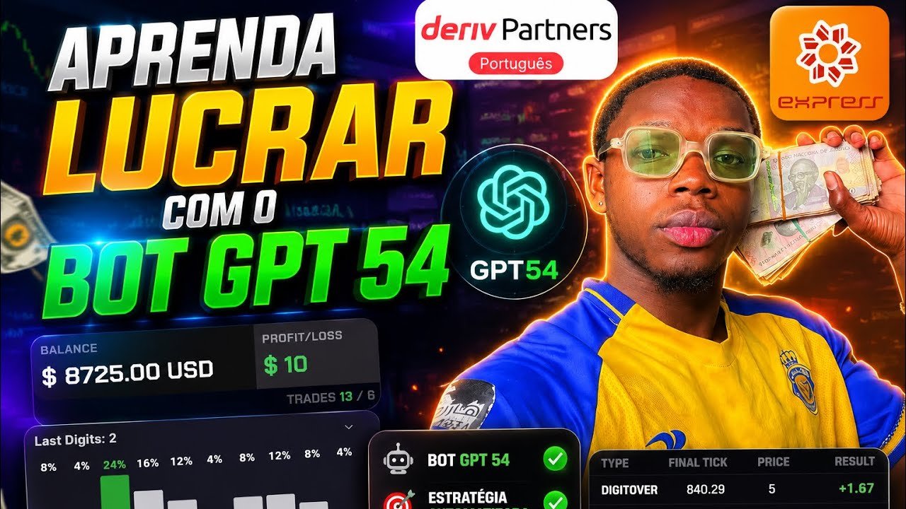 Como operar com a estratégia  GpT54 na deriv bot