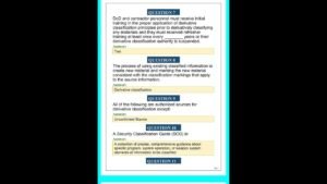 Derivative Classification Exam Answers 2026 | Latest Practice Test Questions & Quizlet Review