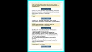 Derivative Classification Test Answers PDF 2026 | Practice Questions & Answers for Security