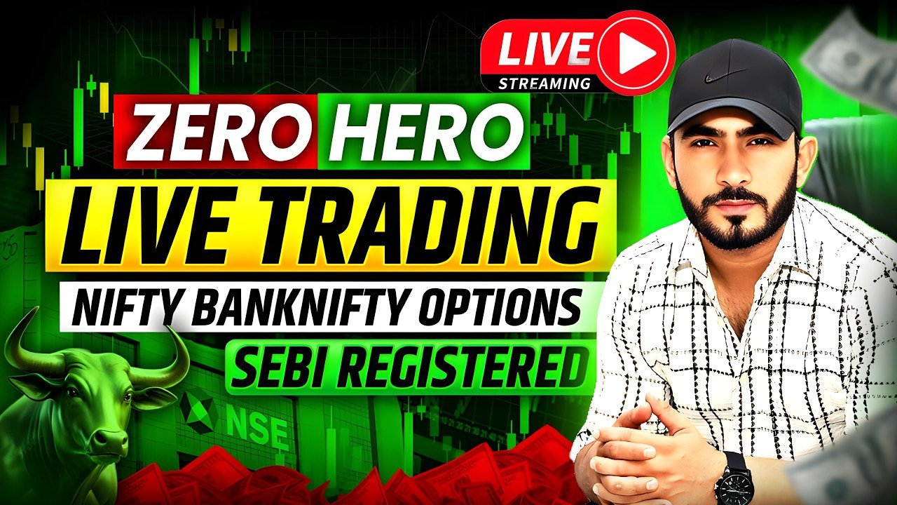Expiry Hero Zero Trade Nifty SENSEX | Live Trading | Banknifty Analysis | 06-July | #livetrading