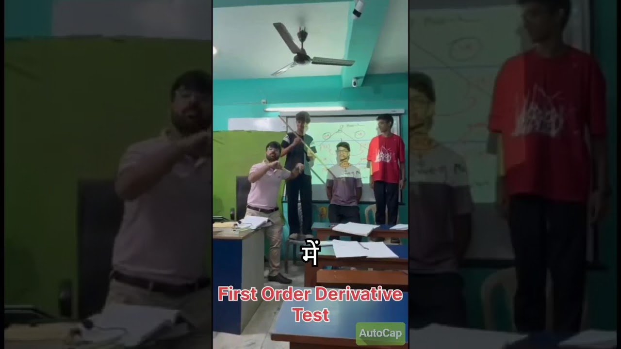 First order Derivatives Test Class 12 Maths