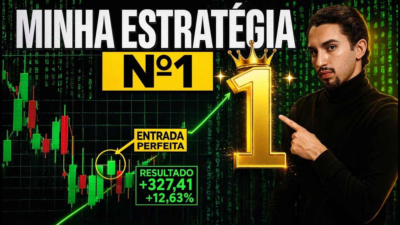 LIBEREI! Estratégia para INICIANTES com 97% ASSERTIVIDADE em OPÇÕES BINÁRIAS 2026 (iq option/quotex)