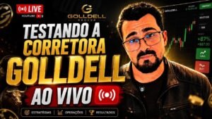 LIVE AO VIVO TESTANDO A CORRETORA GOLDELL🔴🟡NAO ASSISTA🔴🟡