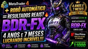 META TRADER 4 + ROBÔ AUTOMÁTICO = RESULTADOS REAIS? 🔥 BDR-FX 4 ANOS E 7 MESES LUCRANDO INCRIVEL!!!