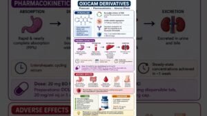OXICAM DERIVATIVES || NSAID #pharmacology #norcet #medicine #neetpg #gpat #niper