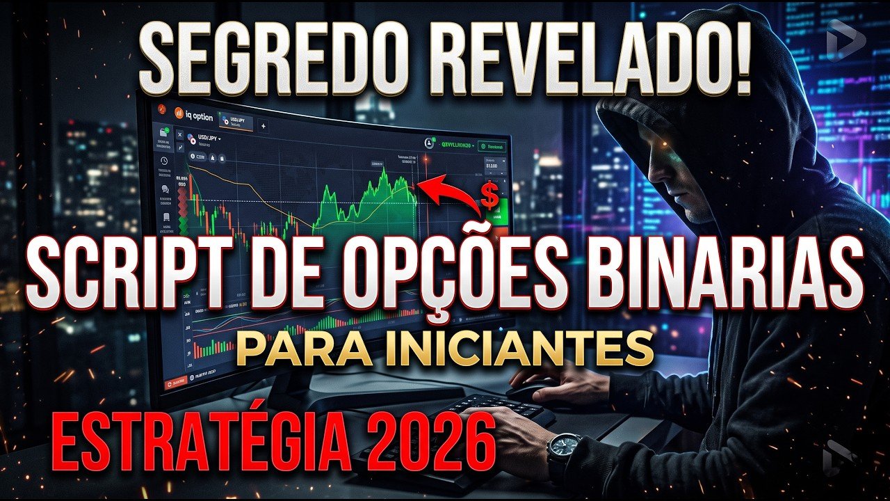 SEGREDO REVELADO! SCRIPT de OPÇÕES BINARIAS para INICIANTES  IQ OPTION QUOTEX ESTRATÉGIA 2026