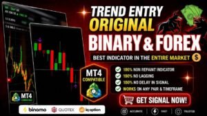 Trend Entry Original | 100% Non Repaint Indicator | Mt4 | Quotex | Binomo | Iq option