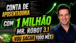UM SALARIO POR MÊS: APOSENTADORIA COM TRADING/MR. ROBOT 3.1/ CORRETORA ROBOFOREX  PROCENT MT4 #19