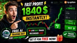 🔥 $1,840 Profit in Minutes on IQ Option! 🤯 | FREE AI Trading Bot