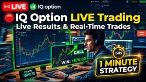 🔴 IQ Option LIVE Trading | Live Results & Real-Time Trades | 1 Minute Strategy
