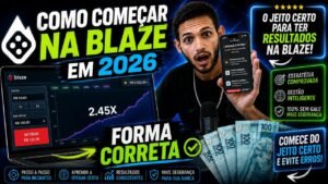 APRENDA COMO COMEÇAR NA BLAZE EM 2026, FORMA CORRETA DE OPERAR SEM PERCAS GRANDES!! MOSTEI TUDO!!