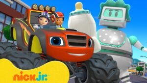Blaze Meets The Baby Robot From Outer Space! 🪐🤖 | Blaze and the Monster Machines | Nick Jr.