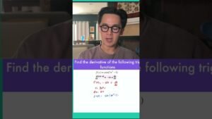CALCULUS: Derivative of Trig Functions, Part 1 | Numberbender