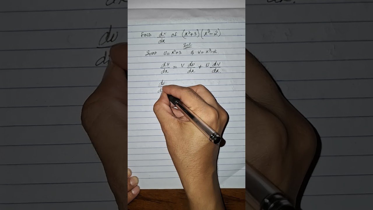 Calculus – Product Rule  Derivative of a Product  Step by Step
