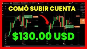 CÓMO SUBIR CUENTA de $20 a Más de $130.00 USD ✅ Estrategia de opciones binarias a 1 minuto LMTA