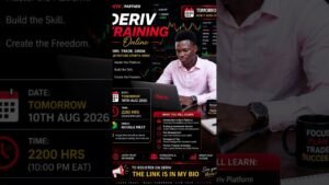 Deriv trading introduction classes for beginners starts today