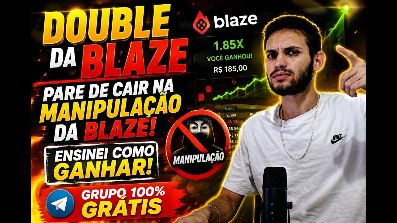 DOUBLE BLAZE – PARE AGORA DE PERDER PARA A MANIPULAÇÃO DO DOUBLE DA BLAZE APRENDA A GANHAR!!