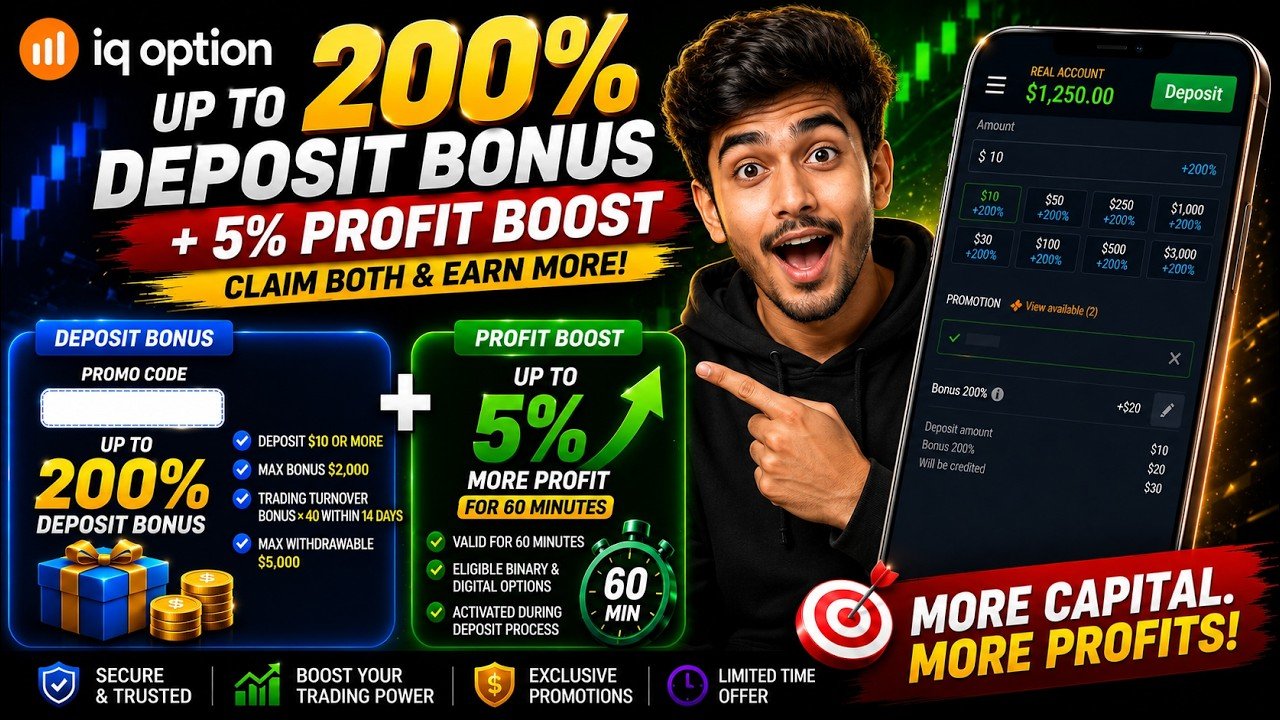 IQ Option Promo Code 2026 #iqoption