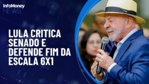 Lula critica Senado, pede eleição de progressistas e defende fim da escala 6X1 | InfoMoney News