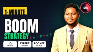 ONE MINUTE BOOM STRATEGY FOR OPTIONS TRADING (IQ OPTION, EXPERT OPTION, OLYMP TRADE, POCKET OPTION)