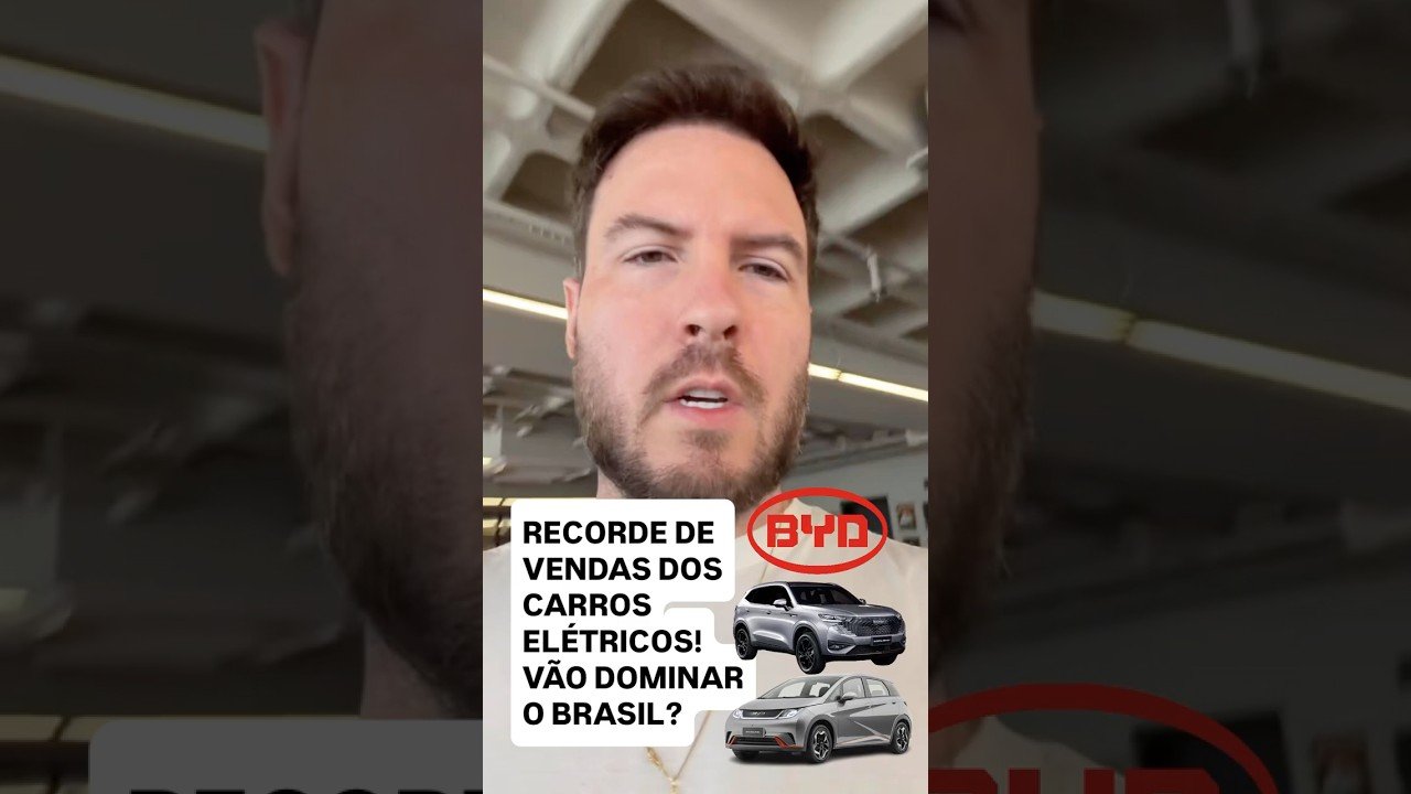 OS CARROS ELÉTRICOS ESTÃO DOMINANDO O BRASIL!