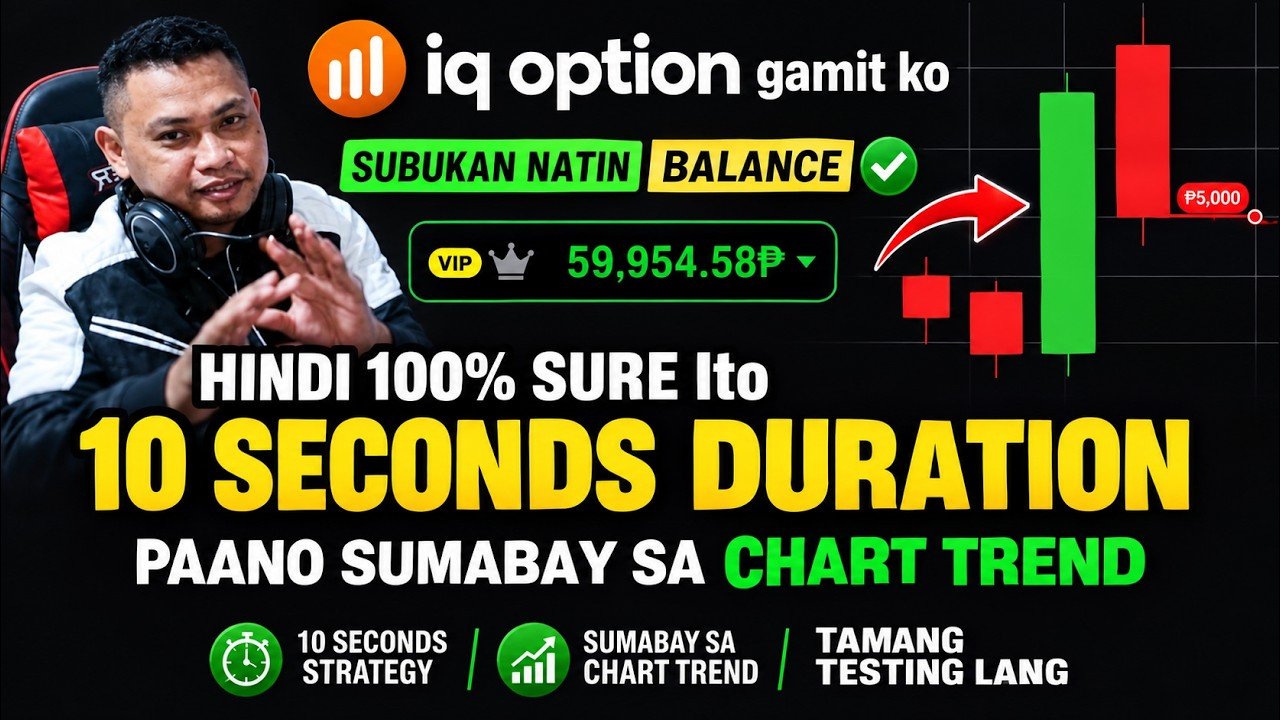 Paano Mag Trade ng 10 Seconds Sa Iq Option  Video Tips Tagalog #iqoption #howtotrade #paanomagtrade