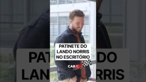 Patinete do LANDO NORRIS no Escritório!