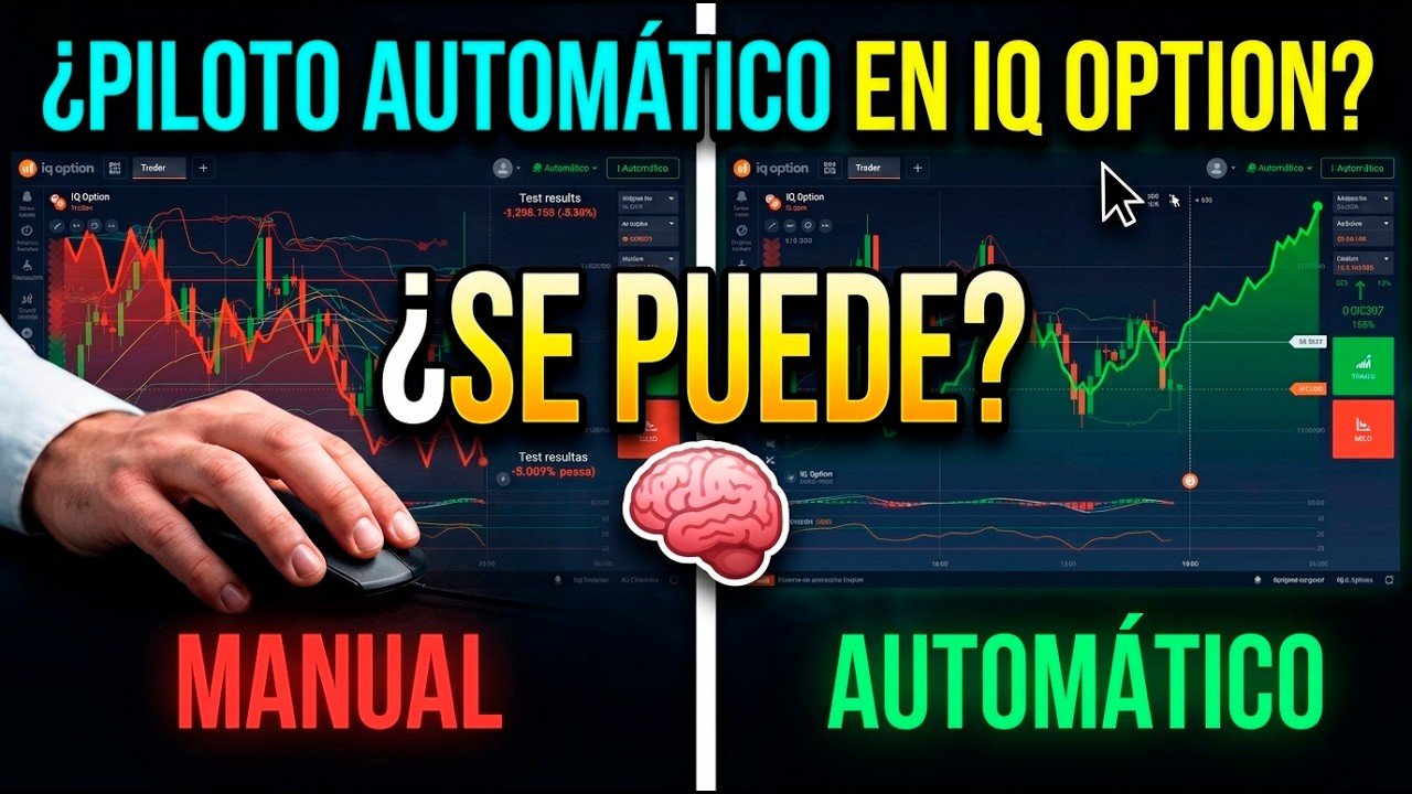 🧠¿Se Puede Operar En Piloto Automático En IQ Option? (Lo Puse A Prueba) 😱