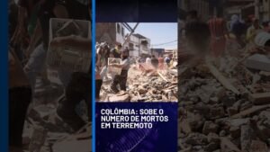 Terremoto derruba prédios e deixa mortos na Colômbia