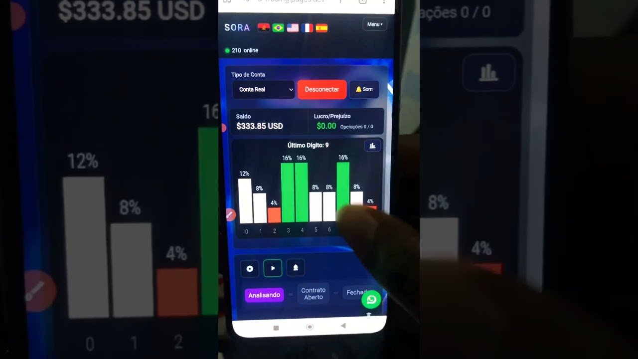 ✅📊 Operação em Trading Bot Ferramenta Avançada – conectada a corretora Deriv