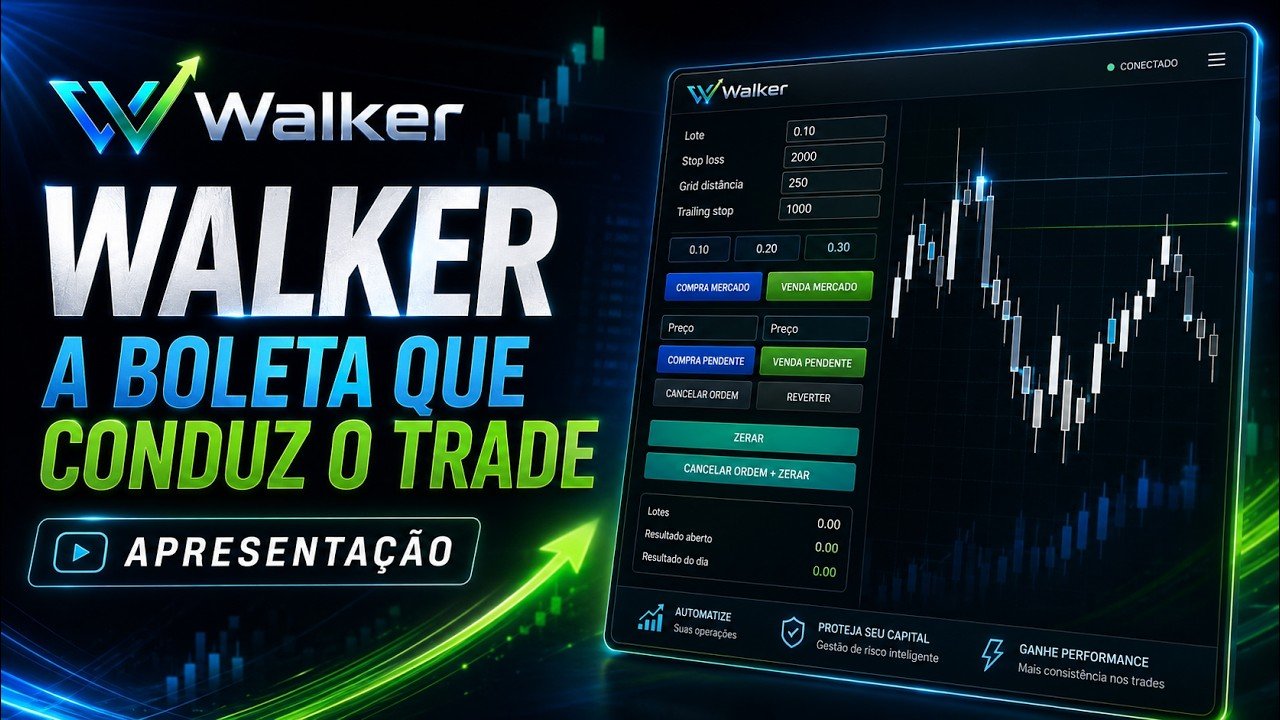📈 Robô Walker: Boleta com Grid inteligente + Trailing para MT5