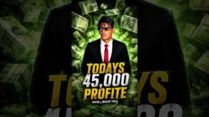45,000 profite in one day…. #trading