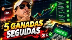 5 GANADAS SEGUIDAS EN OTC✅💯😱 INCREIBLE ESTRATEGIA OTC para IQ OPTION