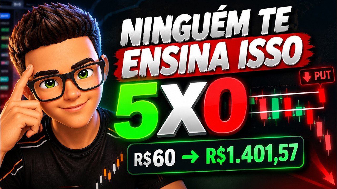 A ÚNICA Estratégia de Opções binarias que Você Vai PRECISAR! 🤯