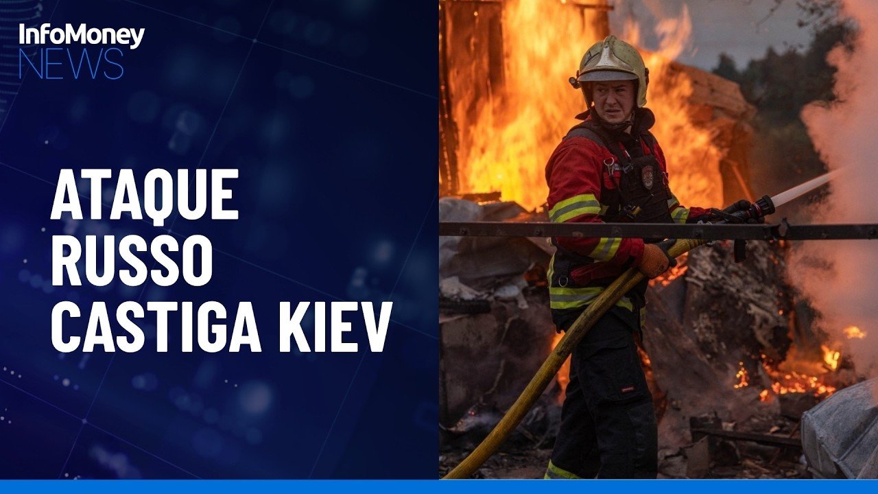 Ataque russo com drone mata 3 crianças e 1 mulher na região de Kiev, segundo Ucrânia| InfoMoney News