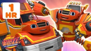 Big Rig Blaze vs. Robot Blaze! Special Missions & Rescues! 🚚 | Blaze and the Monster Machines