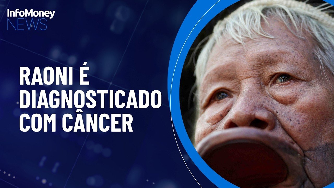 Cacique Raoni é diagnosticado com câncer aos 94 anos | InfoMoney News
