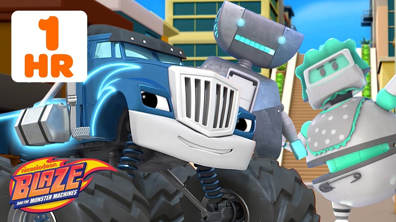 Crusher’s Wackiest Robot Builds! 🤖 | 1 Hour | Blaze and the Monster Machines
