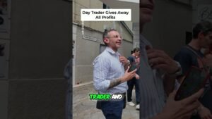 Day Trading & Giving Away Profits to Strangers! #shorts