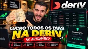 DERIV: ESTRATÉGIA DIGITUNDER 8 COM ROBÔ MUITO ACERTIVO