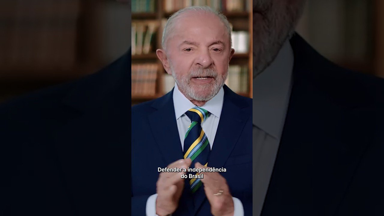 EM PRONUNCIAMENTO PELO 7 DE SETEMBRO, LULA DEFENDE A SOBERANIA NACIONAL