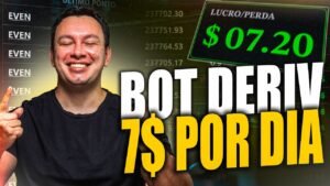 (Grátis) Bot Deriv Fazendo 7$ Por Dia SEM Parar (Estratégia Even/Odd Revelada)